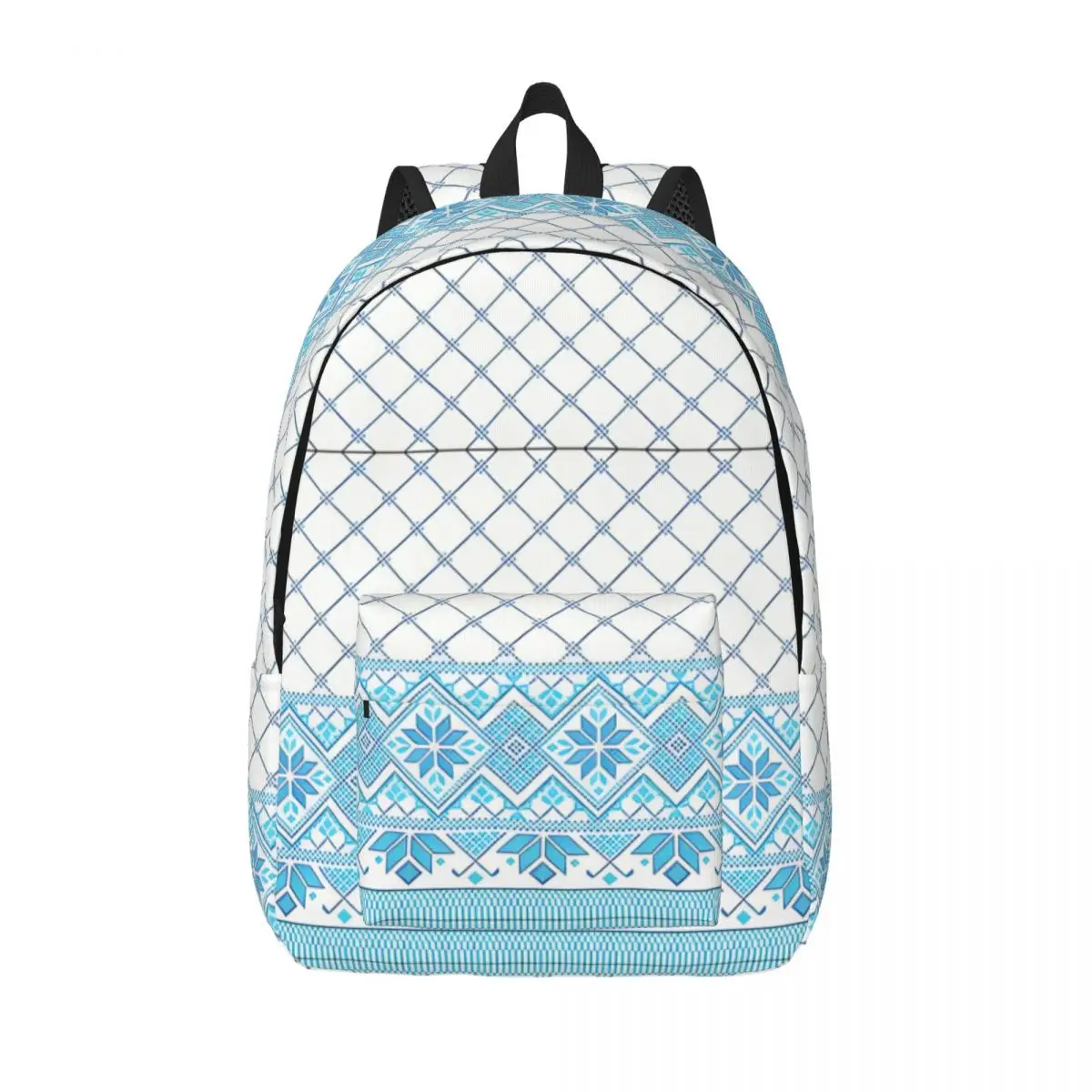Arabic Hatta Kufiya Keffiyeh Teenage Backpack Outdoor High School Work Tatreez Art Daypack Men Women Laptop Computer Canvas Bags