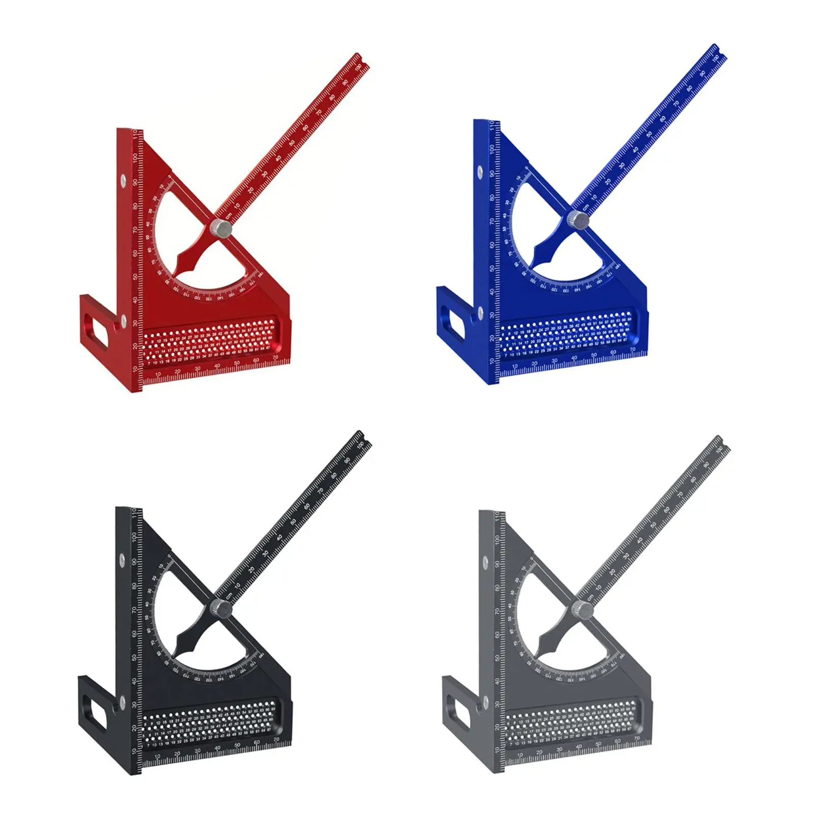 3D Multi Angle Measuring Ruler,Protractor Woodworking Measuring Tool for Office