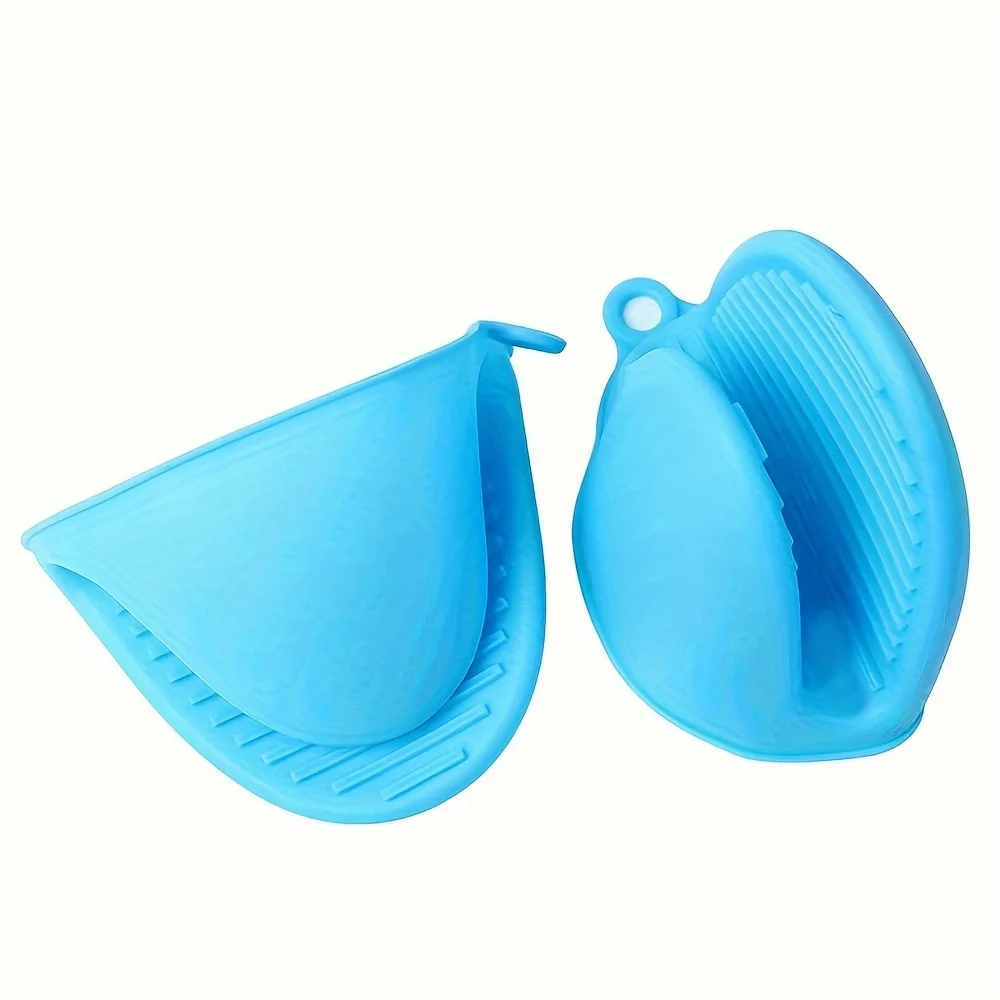 Silicone Heat Resistant Kitchen Spatulas, Non-Slip Baking Oven Microwave Dish Clamp
