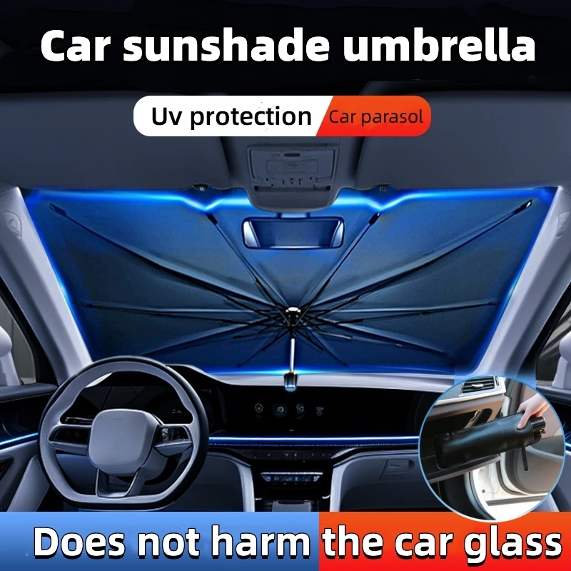 Autospezifischer Sonnenschutz, Sonnenschutz-Parasol, Sonnenschutzschirm für die Windschutzscheibe, Innen- und Außenzubehör