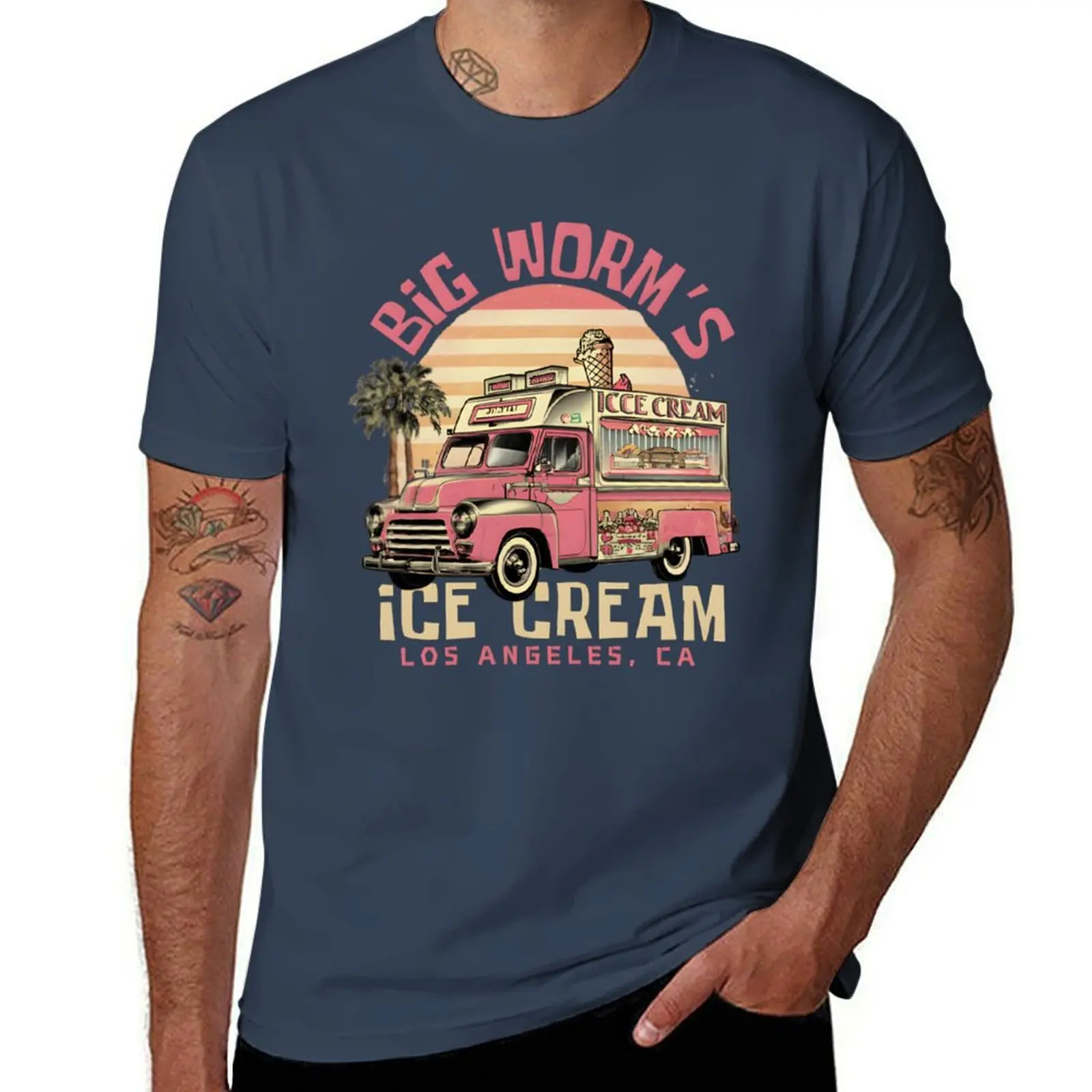 Big Worm 90s Ice Cream What Chu Want Funny T-Shirt Quick Dry Travel T-Shirt