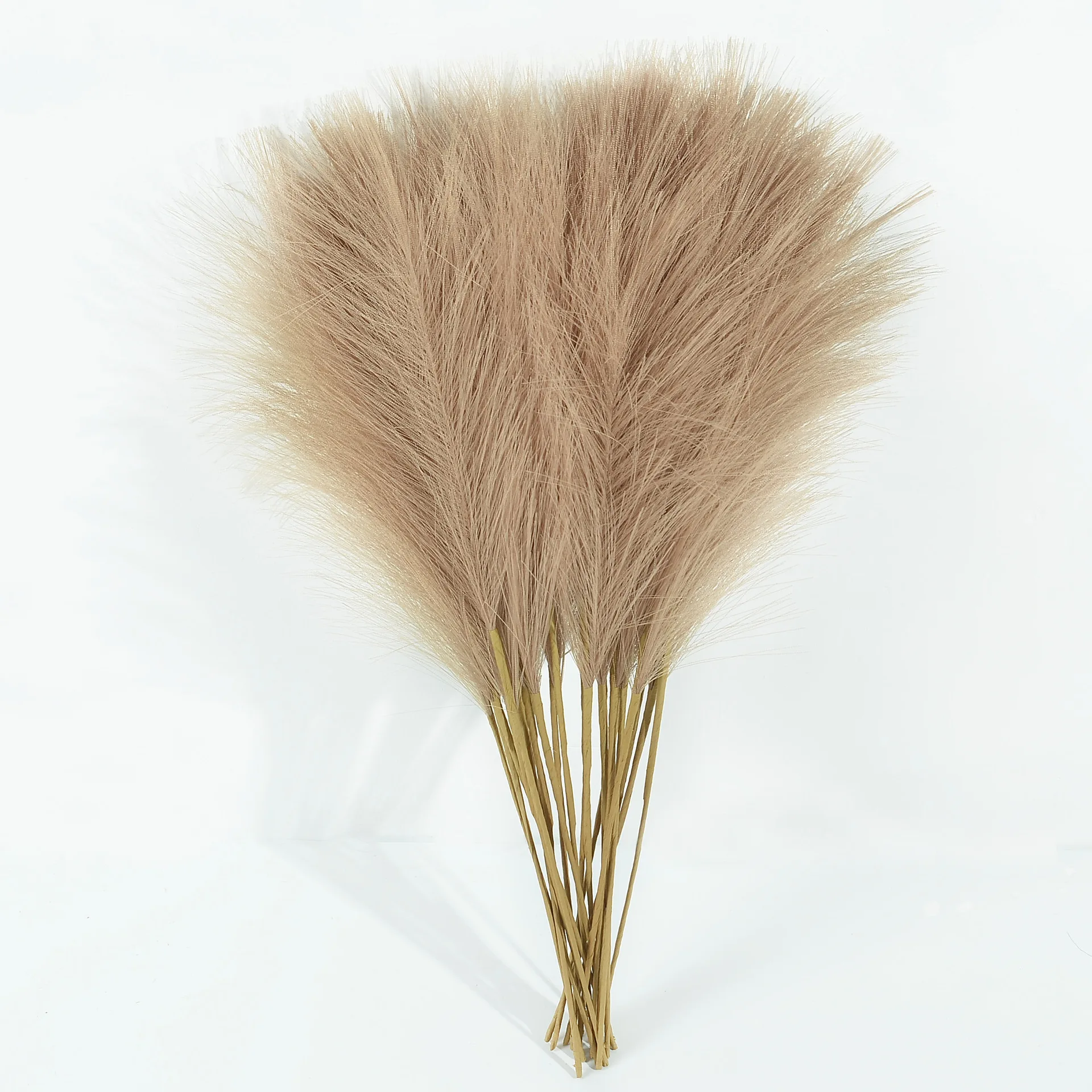 5 قطعة 2 شوكة 45 سنتيمتر الاصطناعي Pampas العشب باقة بوهو ديكور زهرة نبات صناعي القصب ل الجدول DIY بها بنفسك المنزل ديكور حفلات الزواج #3