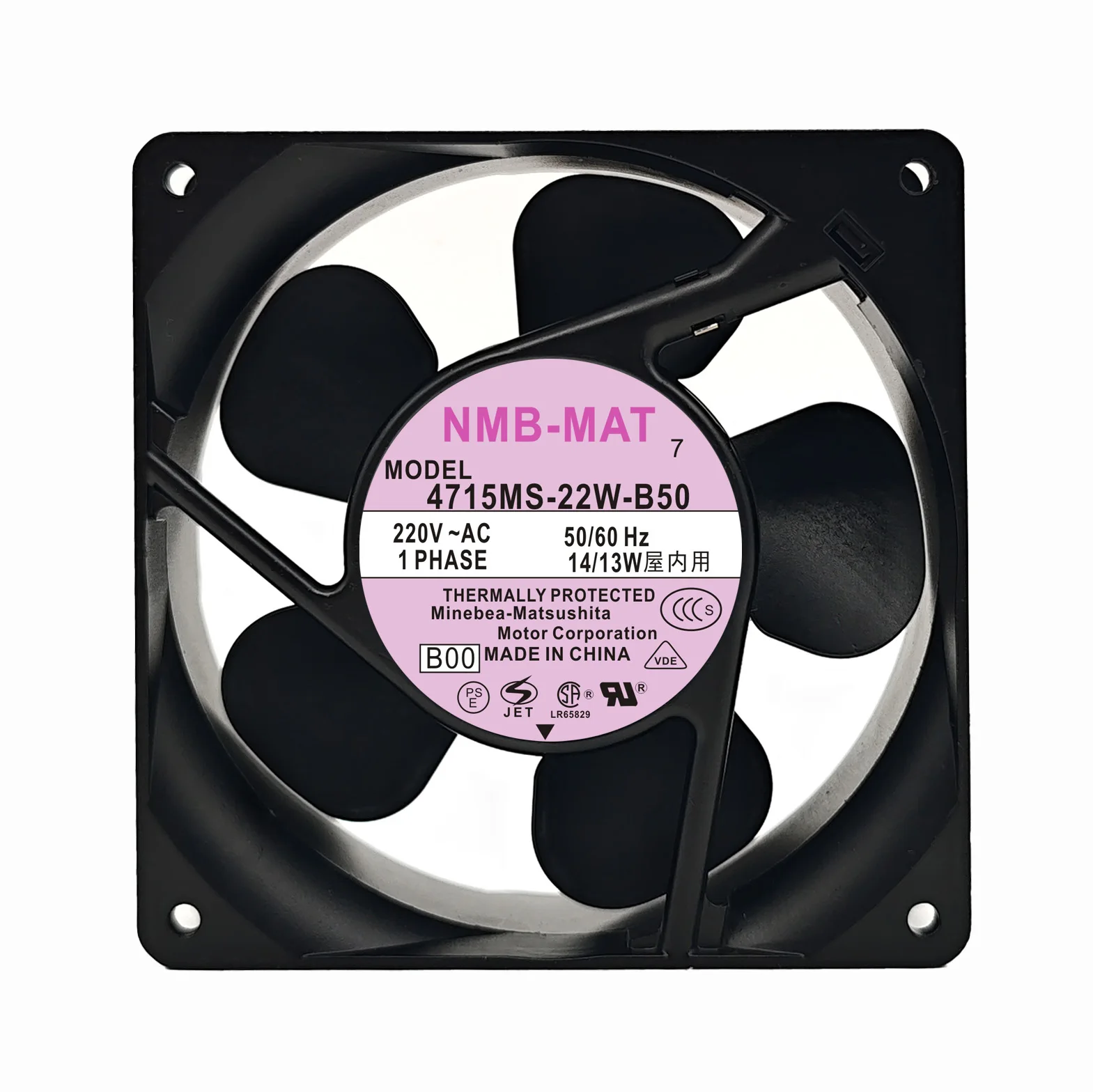 

НОВЫЙ ОРИГИНАЛЬНЫЙ 4715MS-22W-B50 220 В 12038 120x120x38 мм Радиатор охлаждающего вентилятора