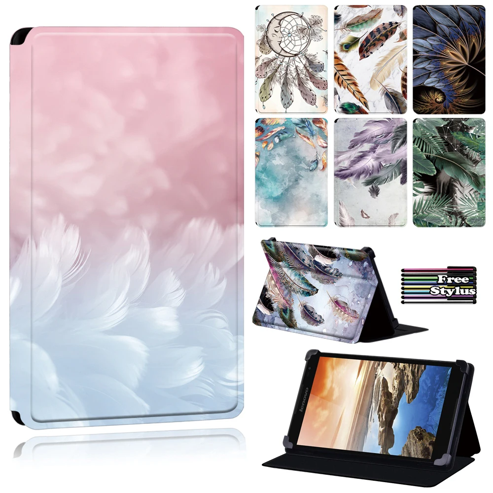 Stand Case Cover for Lenovo Tab 8/Tab(A7-30 A3300/A7-50 A3500)/Tab(A8-50 A5500/S8 - 50)/thinkpad Tablet 2/Yoga(Book/Tab 4 Plus)