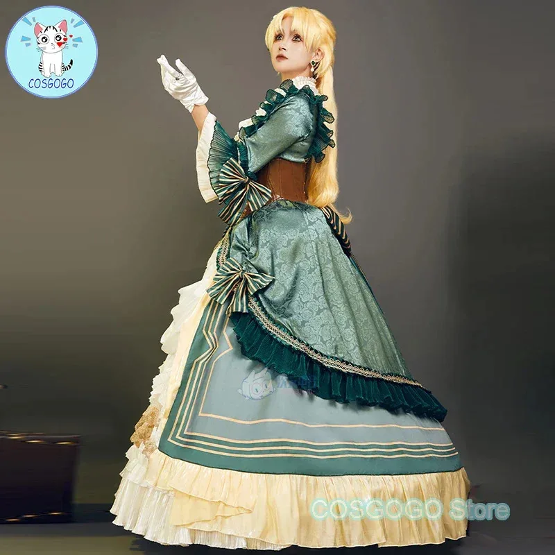 COSGOGO Game Lord Of The Mysteries Audrey Hall Cosplay Costume Halloween Outfits Women Long Gorgeous Lolita Dressa;2'k,8;c' view 4