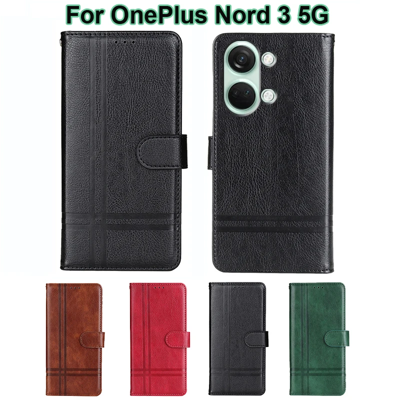 

Vintage Leather Cover For OnePlus Nord 3 5G CPH2493 CPH2491 Wallet Case Funda for Capinha OnePlus Ace 2V PHP110 Phone Coque Etui