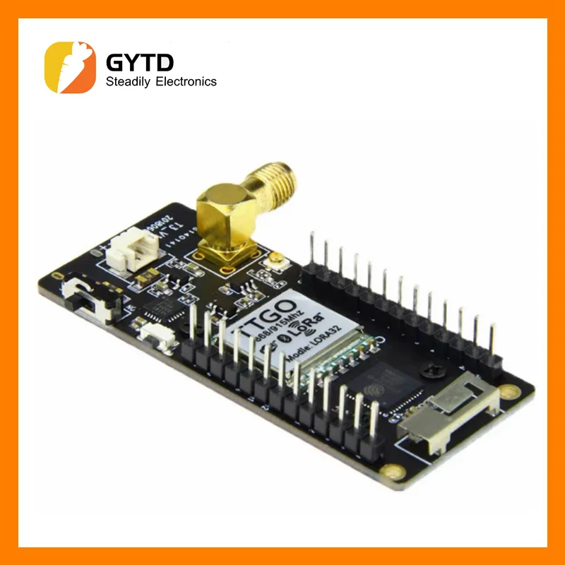 

LILYGO® TTGO LoRa32 V2.1_1.6 Version 433/868/915Mhz ESP32 LoRa OLED 0.96 Inch SD Card Bluetooth WIFI Wireless Module ESP-32 SMA