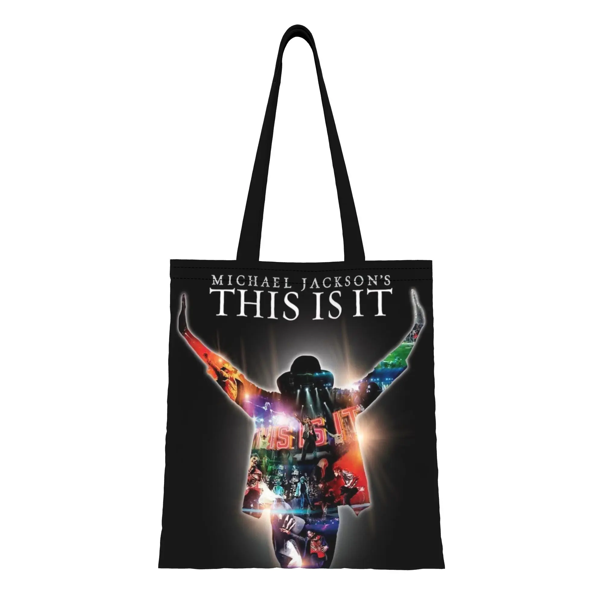 

1PC first day of school michael jackson Canvas funko Canvas Tote Bag Women'S Shoulder Handbag