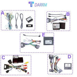 For OPEL Vectra C Zafira B Astra H Corsa D Antara Canbus Box with Cable Decoder Car Wiring Harness Adapter Android Radio Cable