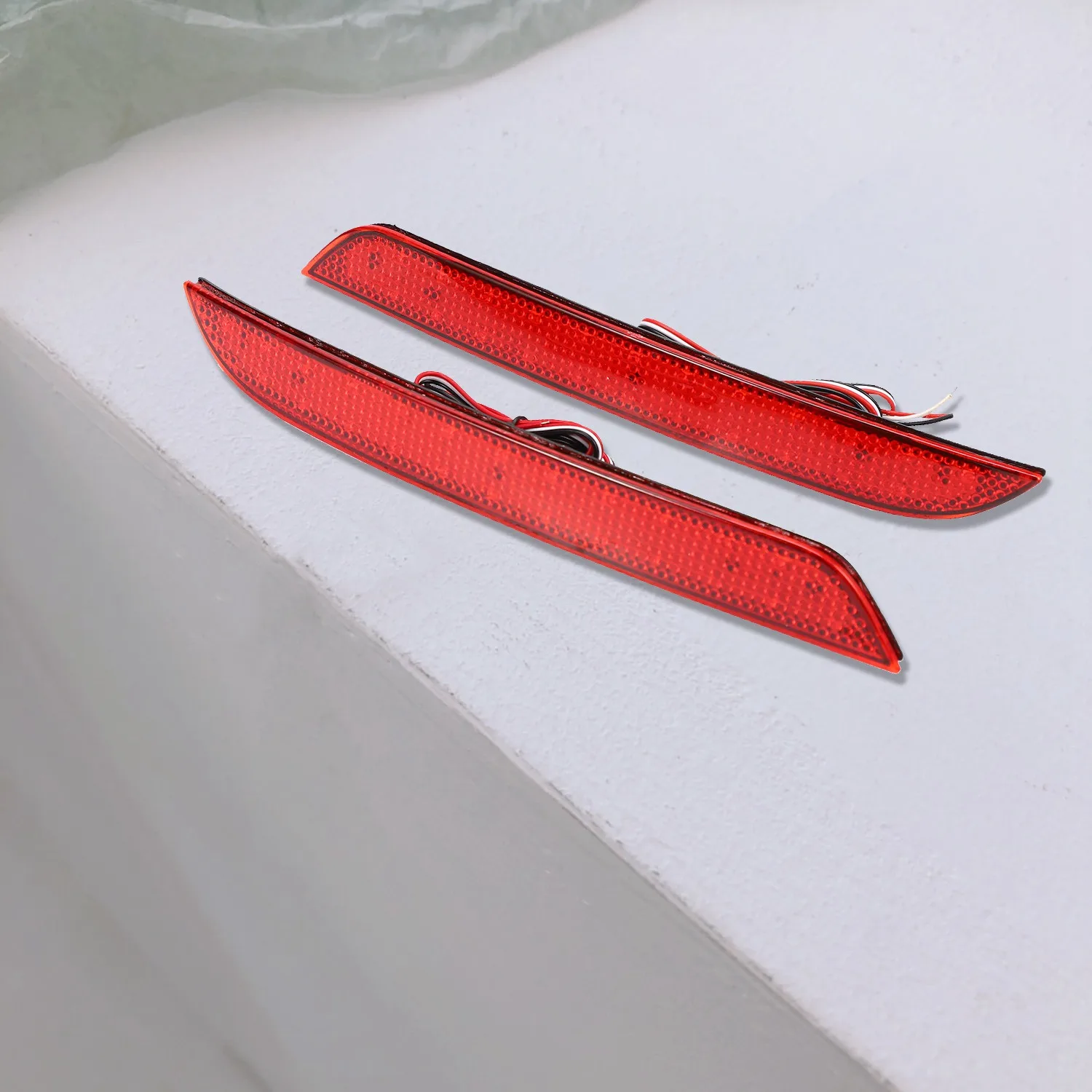 2 قطعة LED المصد الخلفي ماركر كسر وقف ضوء مصباح لسيارات BMW F30 F31 F32 F34 F35 F36 عدسة حمراء