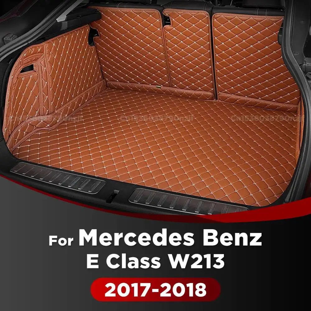 

Для Mercedes Benz E Class W213 2017 2018, авто полное покрытие, коврик для багажника, автомобильный чехол, подкладка для багажника, аксессуары для интерьера