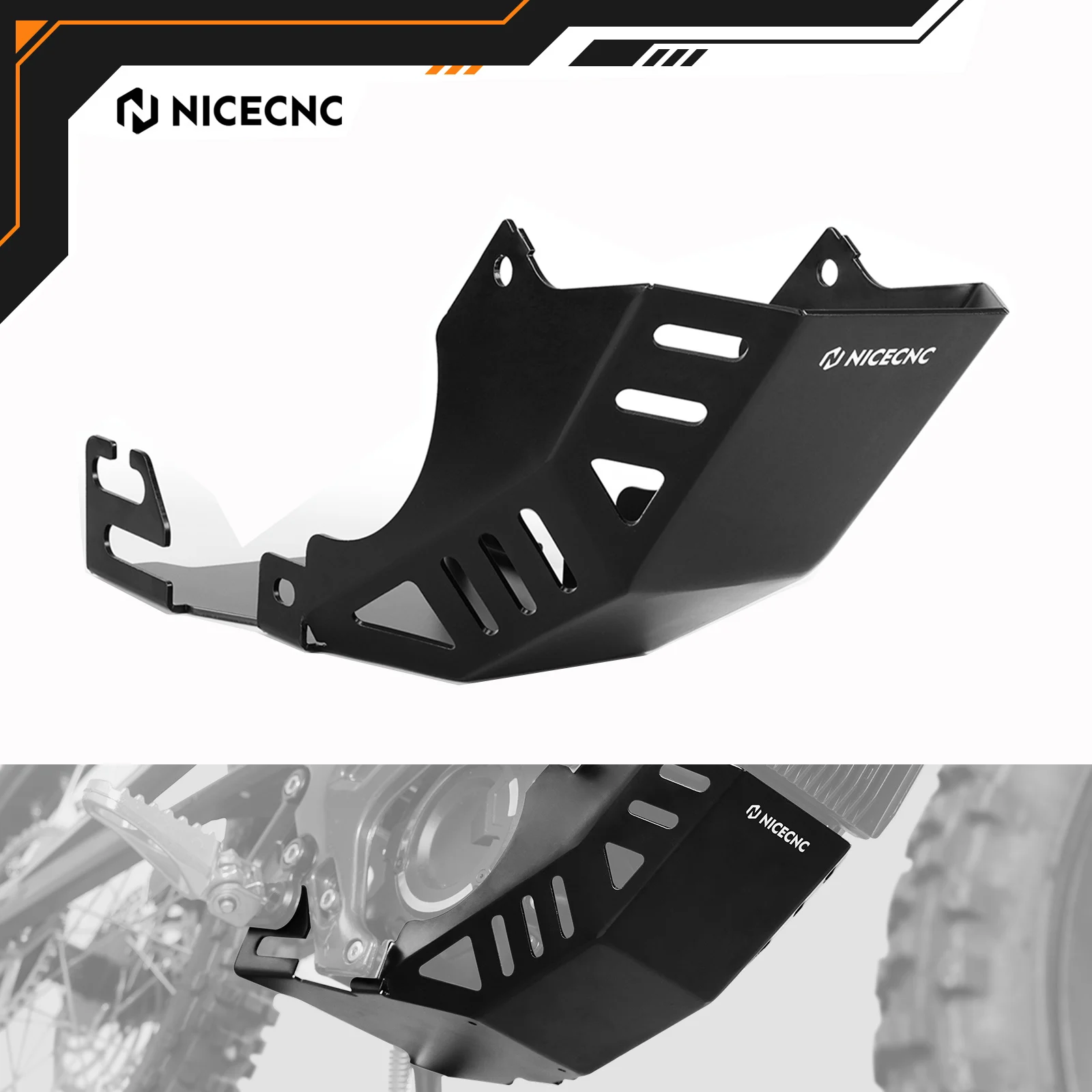 

NICECNC For Surron light bee X S L1E Segway X160 Segway X260 Sur-Ron Engine Chassis Guard Skid Plate Electrical Motorbike Parts