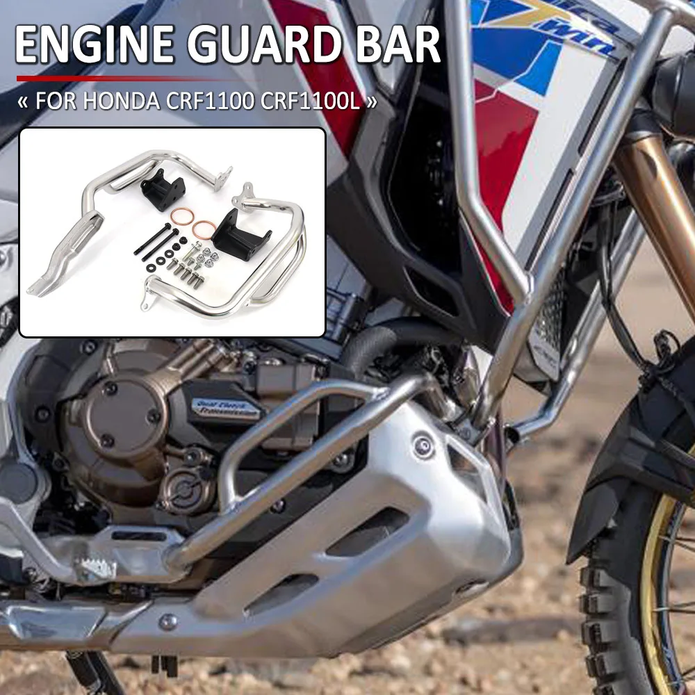 

NEW For Honda CRF1100L CRF1100 CRF 1100 L Adventure ADV Sport Motorcycle Engine Bumper Crash Bars Frame Protector Guard Bar Kit