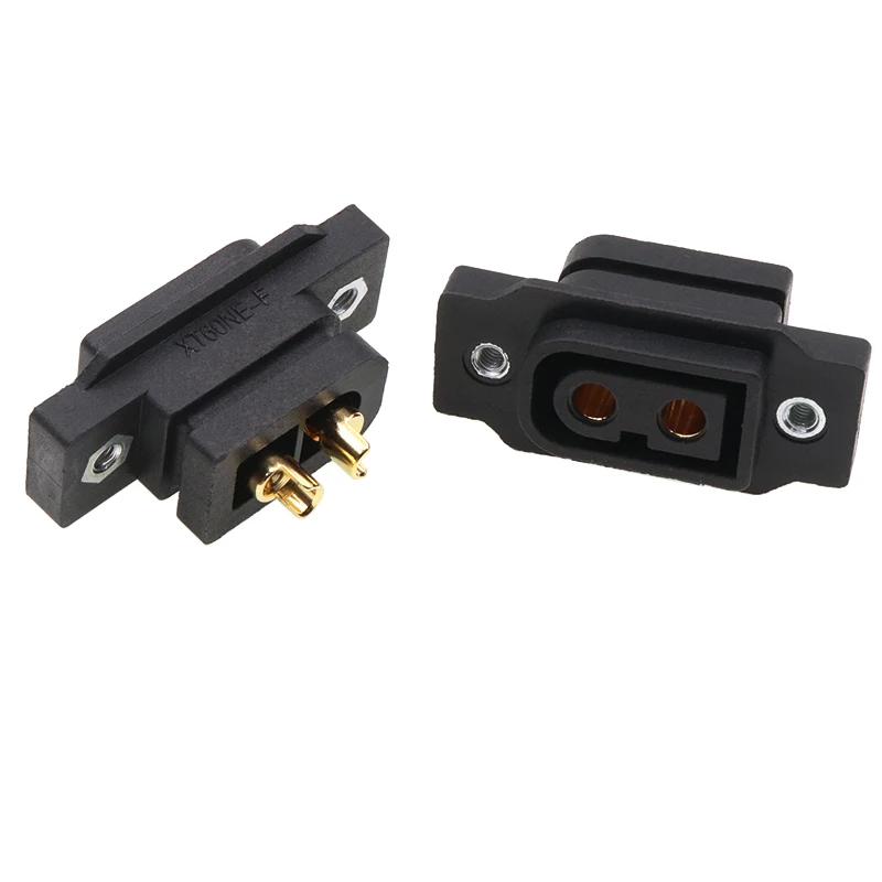 XT60NE-F المقابس الثابتة للذكور والإناث مطلية بالذهب عالية الحالية نموذج طائرة ESC شحن موصل قابس الطاقة