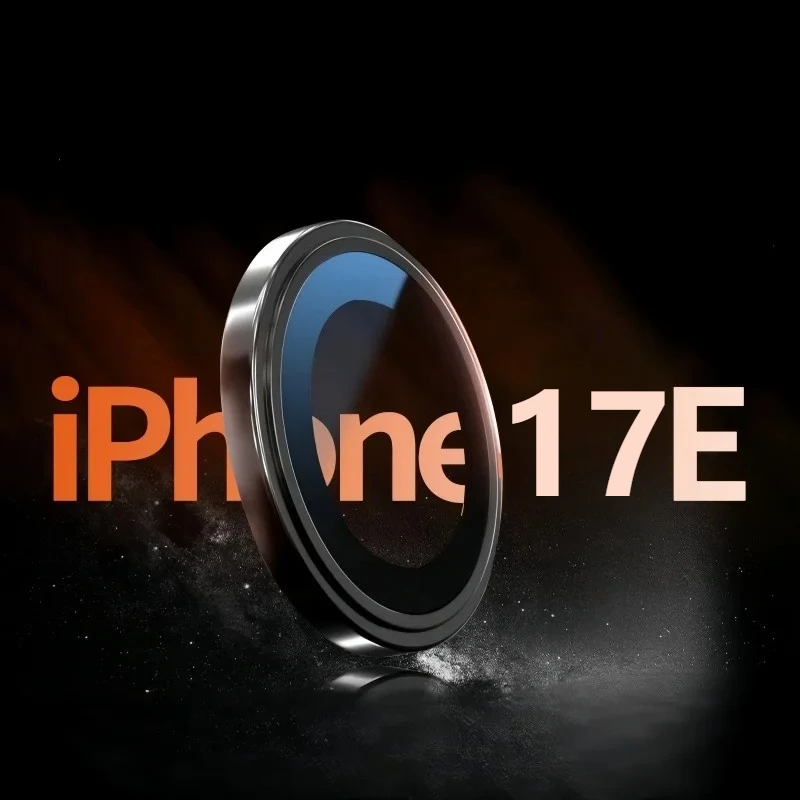 

Металлическое защитное стекло для объектива камеры iPhone 17E с локатором, совместимое с iPhone 17E 2026, защита объектива камеры для 16E