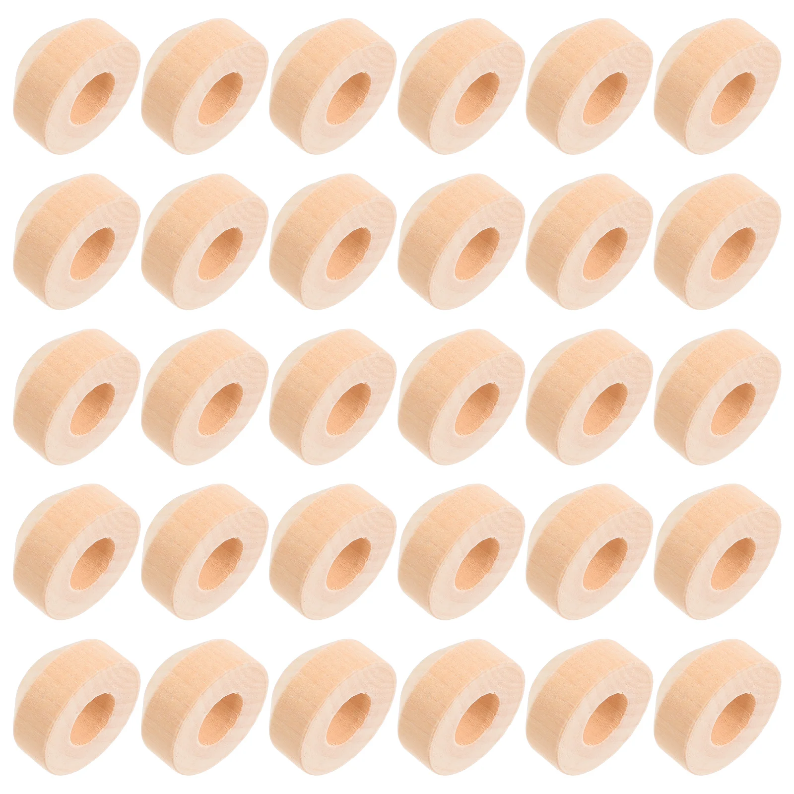 

50Pcs Wooden Figure Base Unfinished Craft Bases for DIY Art Projects Display Stand Pin Mount Accessories Wooden Peg Holder Base