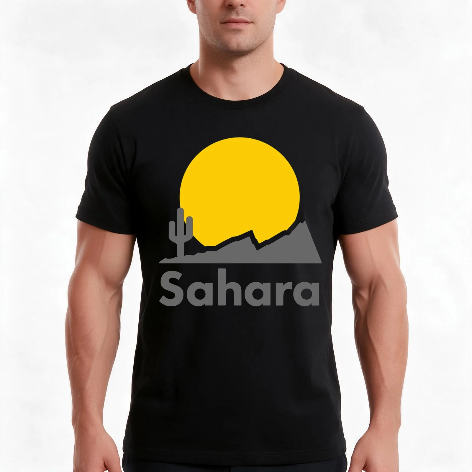 Grian Merch Sahara Logo Shirt Classic T-Shirt, Summer Casual Cotton Tee, Oversized Streetwear Tops, Vintage Graphic Print