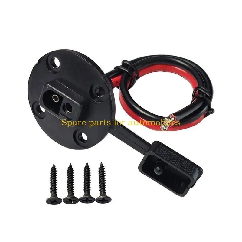 H58F مانعة لتسرب الماء SAE المقبس الجانبي منفذ تمديد كابل لوحة التوصيل السريع 12AWG