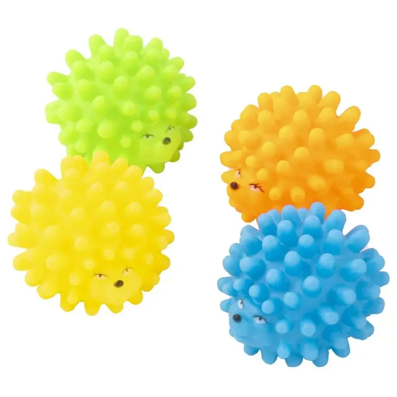 1pc Pet Squeak Toy Dog Sound Toys Grinding Teeth Clean Teeth Chew Toy for Puppy Dog Pet Supplies Color Random