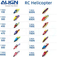 ALIGN T-REX 150 300X 450L 470L 500X/L 550X/L 600 650X 700E/L/X 760X 800E Fiber Glass Canopy Dominator Painted Canopy Helicopter