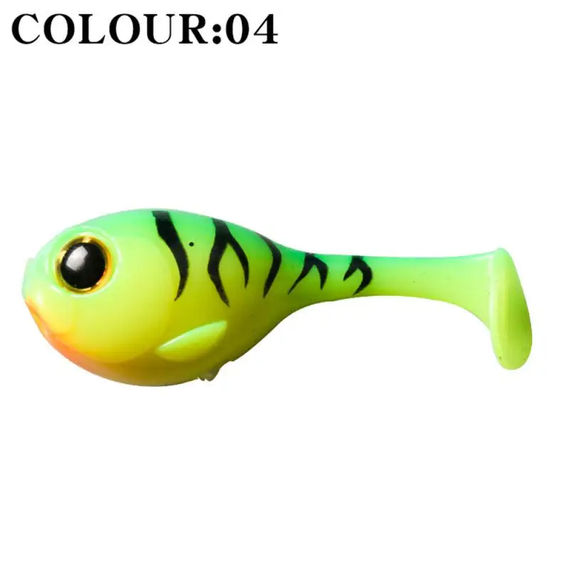 Artificial Fishing Lure Tackle Bass Lure Hot Sale Silicone Soft Bait Deraball with Quality Hook Pesca 62mm 9.5g Fishing Bait