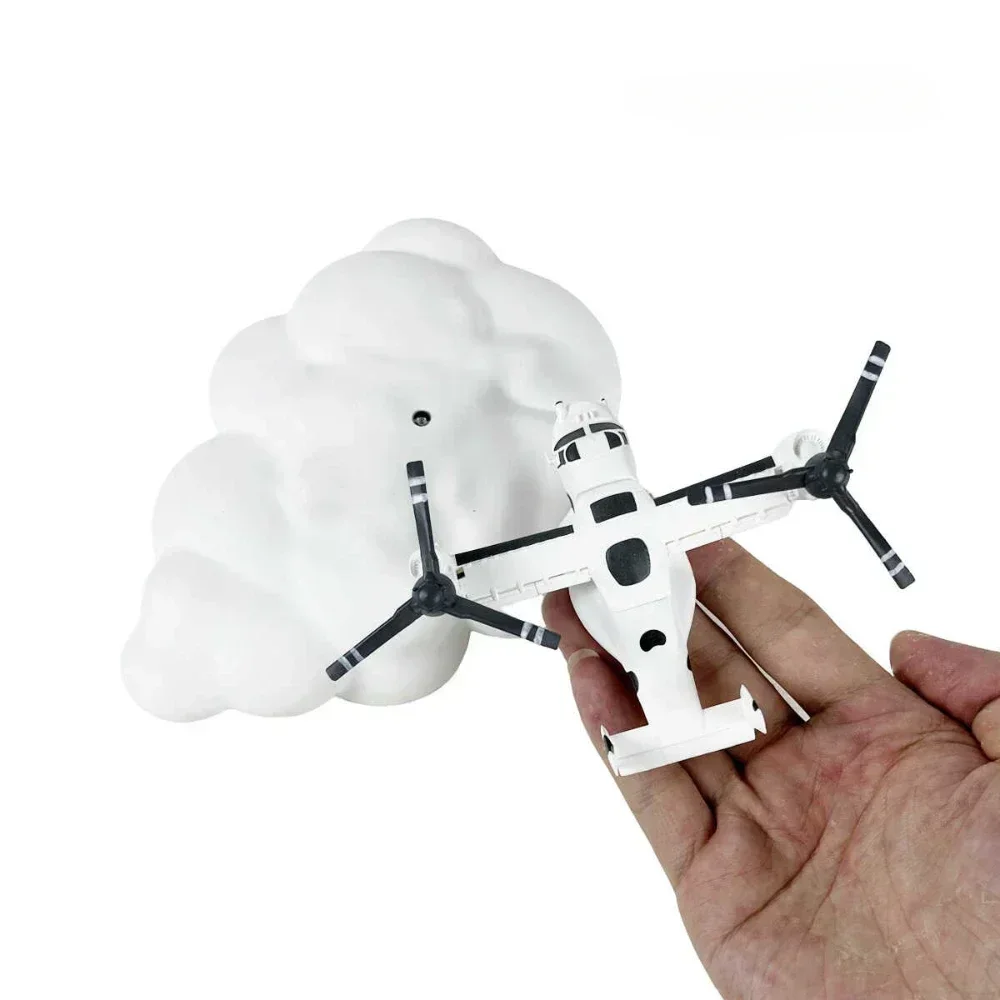 B-M V-22 Creative Magnetic Levitation Osprey Desktop Ornaments Cool Aircraft Model Super Decompression Toy Gift