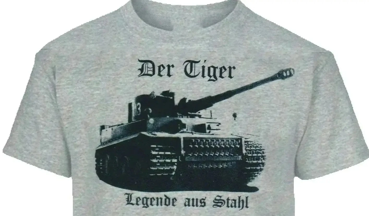 

Wehrmacht Panzer Legend of steel Tiger Tank T Shirt. Short Sleeve 100% Cotton Casual T-shirts Loose Top Size S-3XL