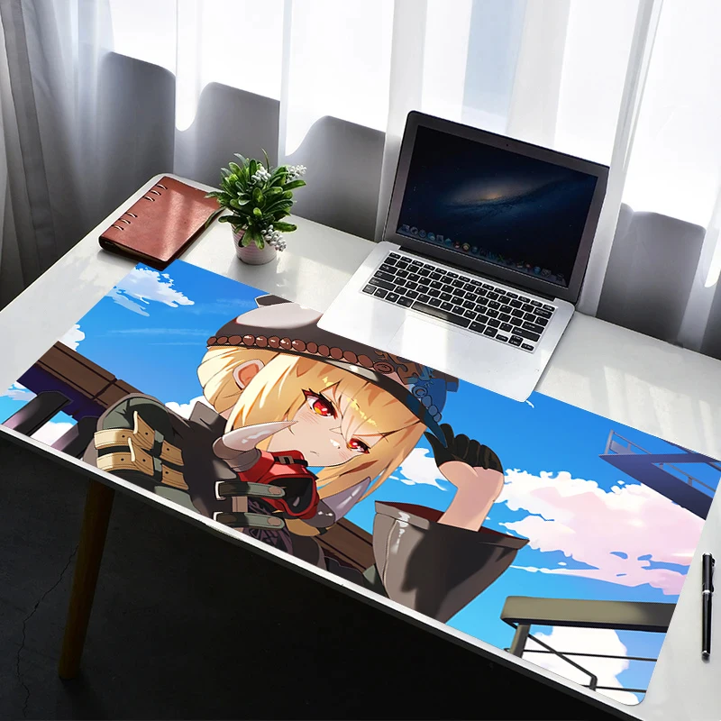 Muismat Zenless Zone Zero Lucy Laptop Rubber Uitgebreide Desktop Mat Computer Gamer Muismat PC Gaming Accessoires Toetsenbord Pad