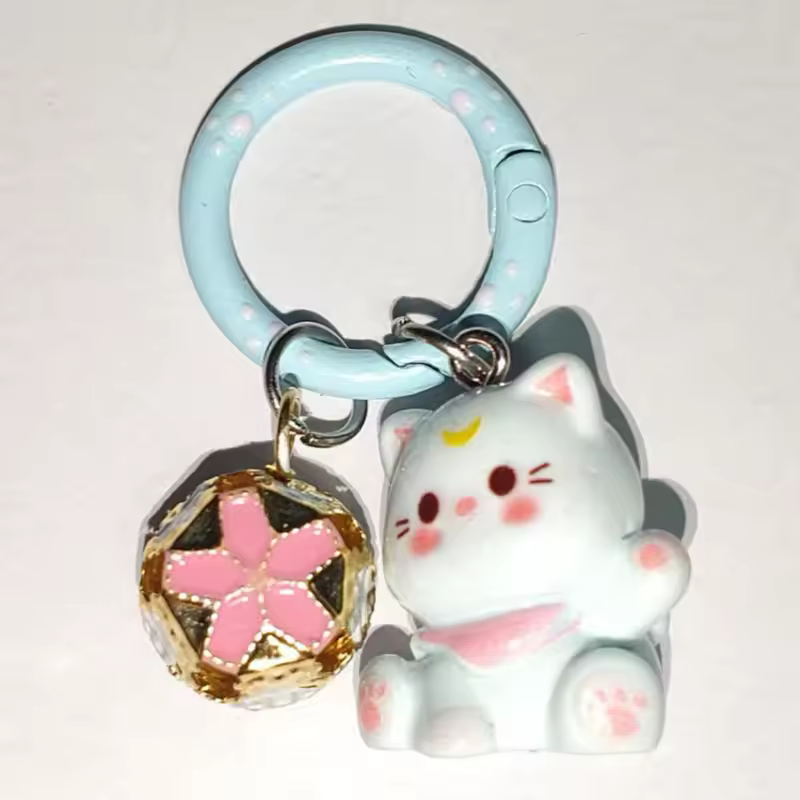 Fluffy Alpaca Elk Capybara Animal Keychains Resin Cartoon Lovely Funny Garlic Goose 3D Doll Pendant Bag Box Car Key Ring Jewelry - Image 26