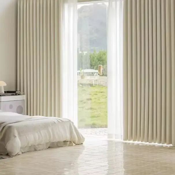 Semi-blackout Curtains, Light, Modern, Simple, High-end, Living Room, Bedroom, Balcony Heat Insulation and Sun Protection