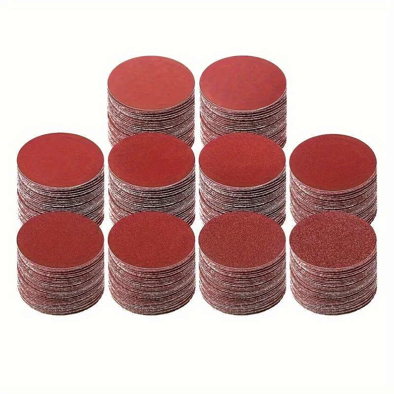 

100/200Pcs 2 Inch Sanding Discs 60-2000 Grit Sandpaper Set for Rotary Tools Drill Sander Accessories
