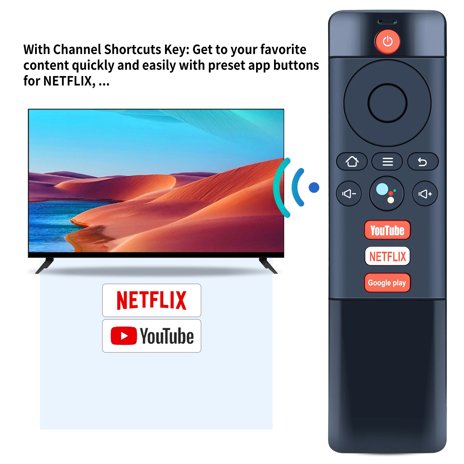 Новый голосовой пульт дистанционного управления для телеприставки 8K Smart TV Stick Android 13.0