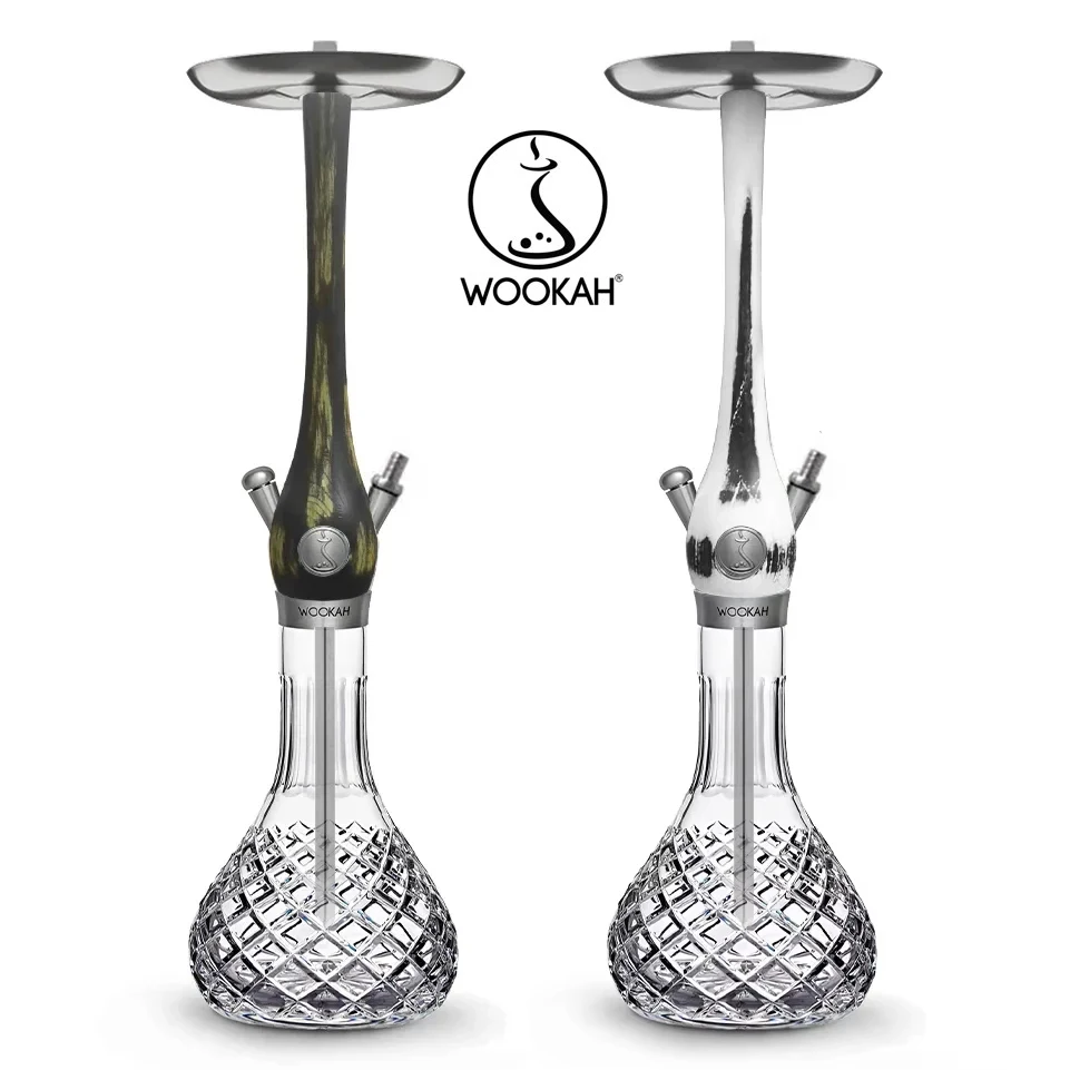 

Wookah Shisha Hookah Set 65cm 304 Stainless Steel Large Hookah Smoking Set Russian Shisha With Bottle