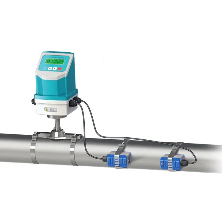 FMU850 Clamp on Integrated ultrasonic flow meter portable ultrasonic flowmeter