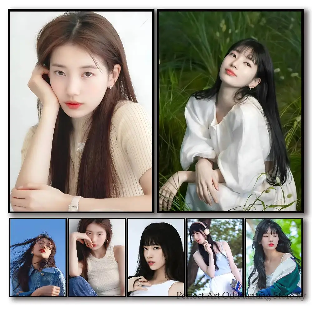 كوريا B-Bae Suzy ملصق ذاتي اللصق غرفة الفن مدخل مطعم جدار ديكور الفن اللوحة