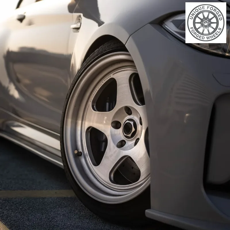 26 Style For Audi For Porsche Machine Face Silver Two‑piece Deep Dish Lip 15x10 16 18 17 19 20 21 22 23 5x114.3/5x120/5x112 Forg