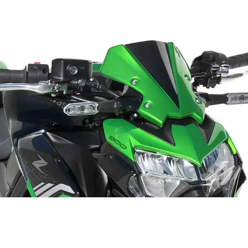 Pára-brisa modificado para motocicleta Kawasaki, defletor de vento, acessórios de carenagem, Z650, Z900, 2020