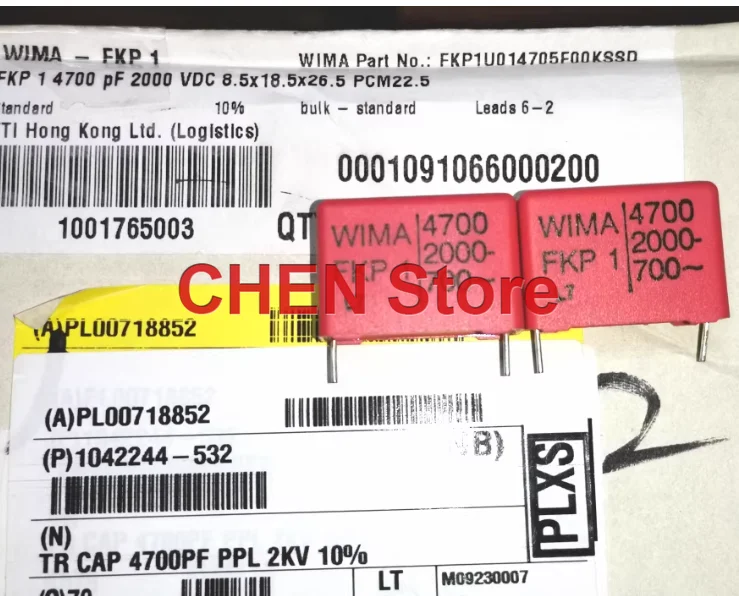 10PCS/lot Original NEW Germany WIMA FKP1 4700PF 2000V P22.5 Film capacitor 472/2000V 4.7NF free shipping