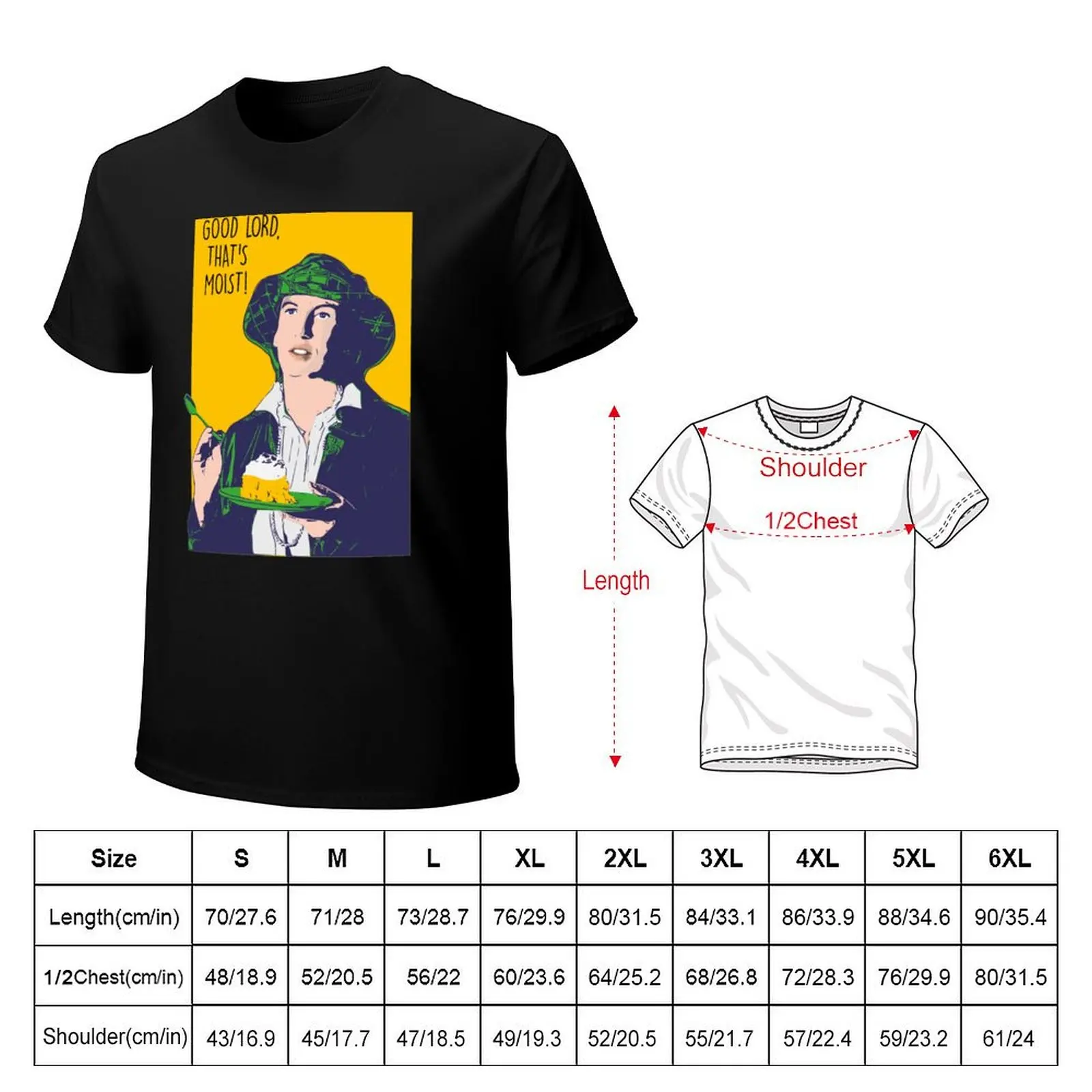 miranda hart - moist - pop art edition T-Shirt Casual Streetwear Short Sleeve Tee