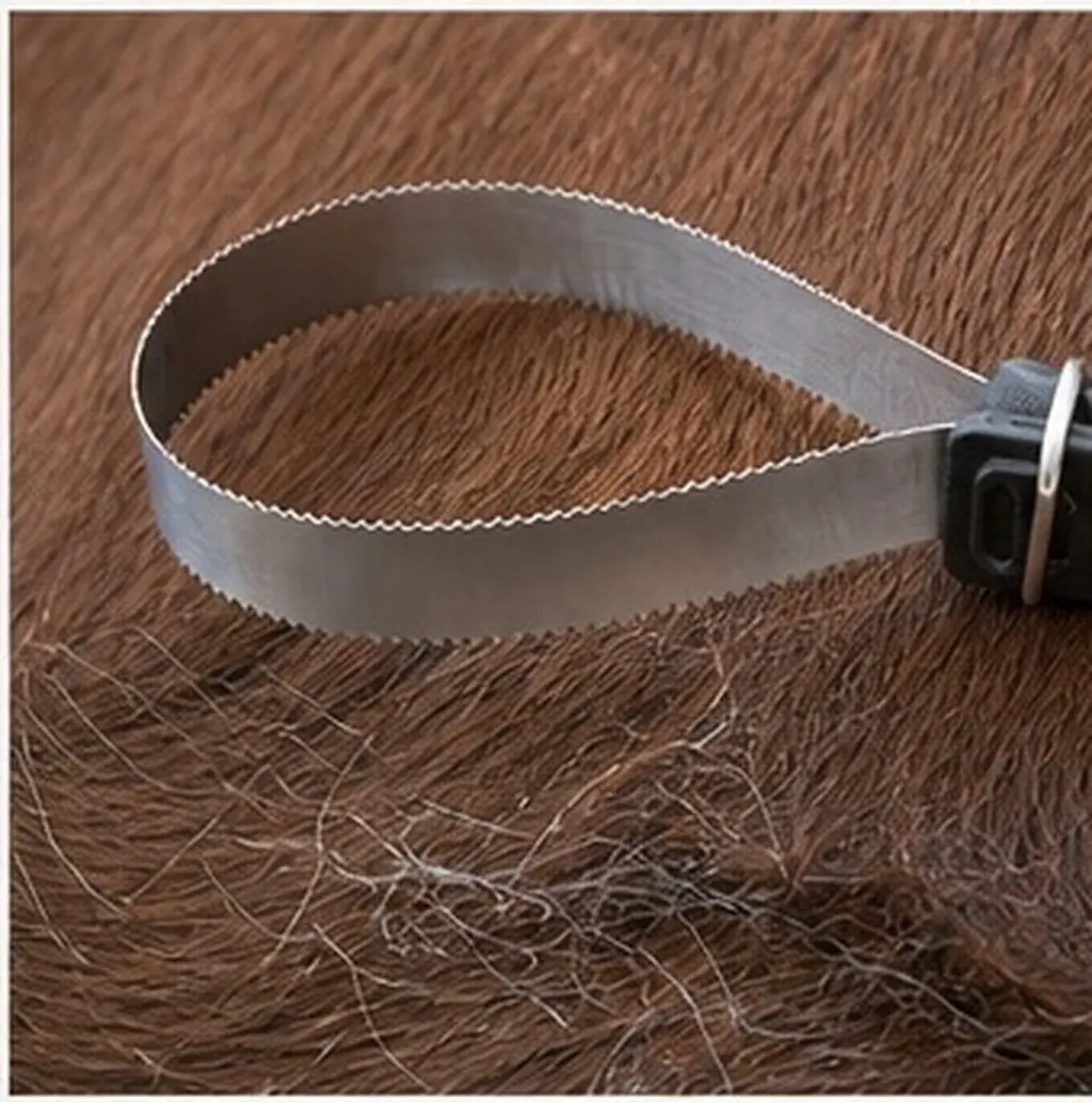 Professional Stainless Steel Horse Hair Brush Sturdy De-Shedder Scraper Grooming Tool Shedding Sweat Scraping