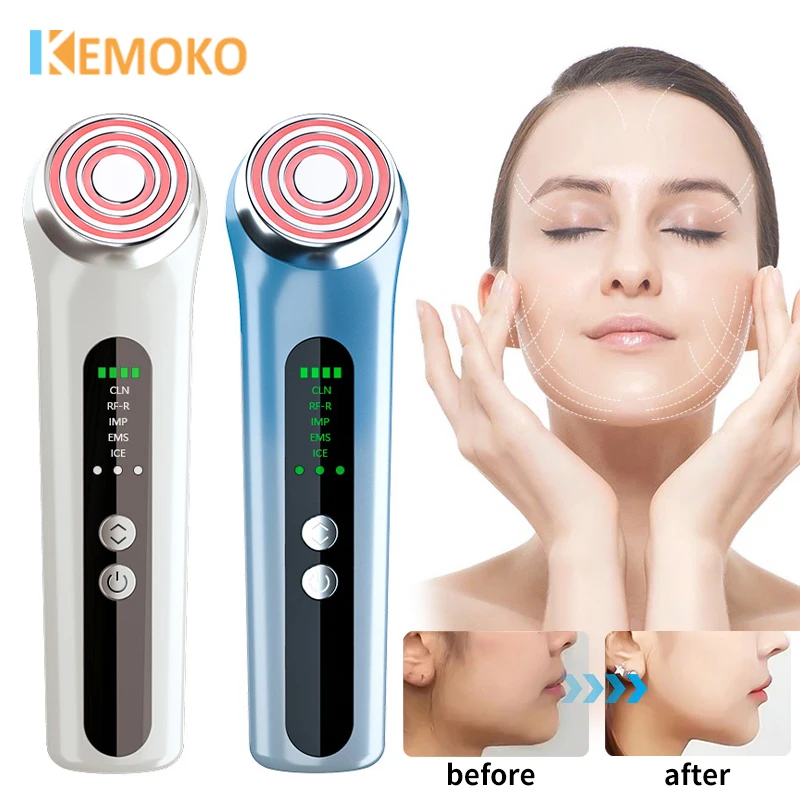 Micro Current เครื่องนวดหน้า EMS อุปกรณ์ยกกระชับผิวเครื่องกระชับผิว Anti-Wrinkle Removal Face Skin Care อุปกรณ์ความงาม