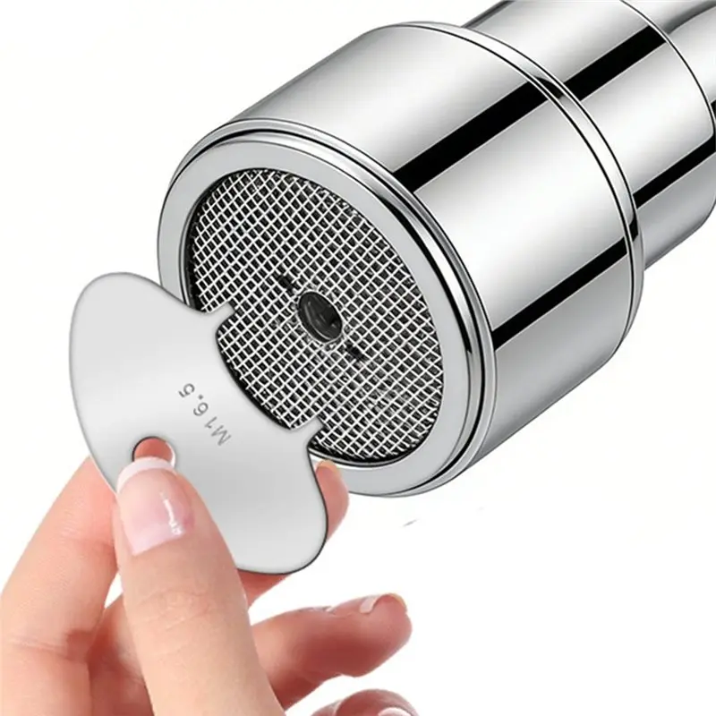 

Аэратор для смесителя из высококачественной нержавеющей стали, универсальный, подходит для 4 размеров (M16.5, M18.5, M21.5, M24), незаменим для домашних сантехнических работ.