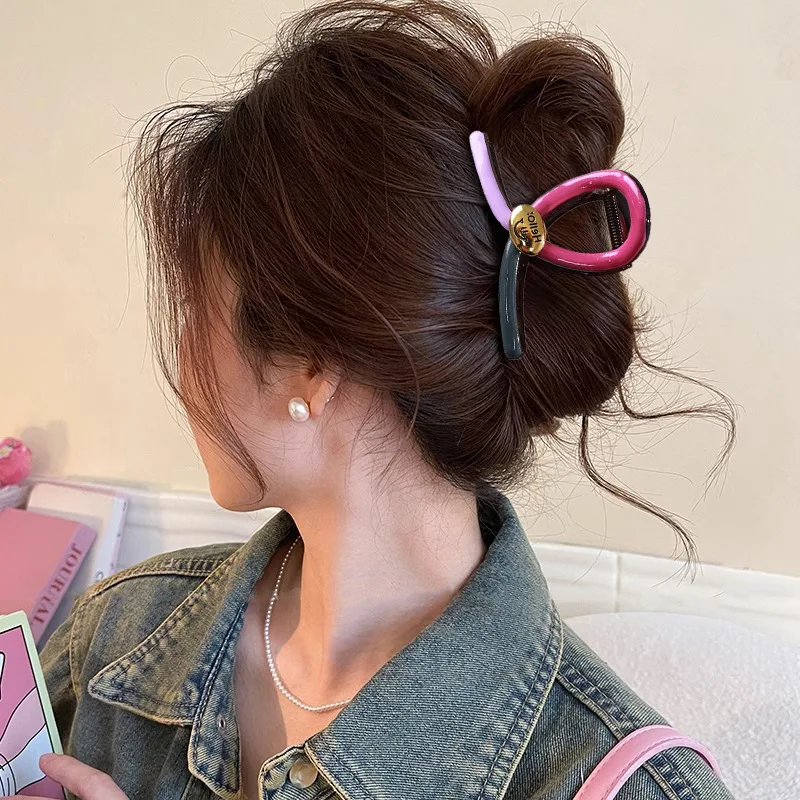 Große Schleife Haarspange Krabbe Koreanische süße Haarklammer Haarspangen für Frauen Mädchen Süßes Stirnband Haarnadel Mode Haarschmuck Styling