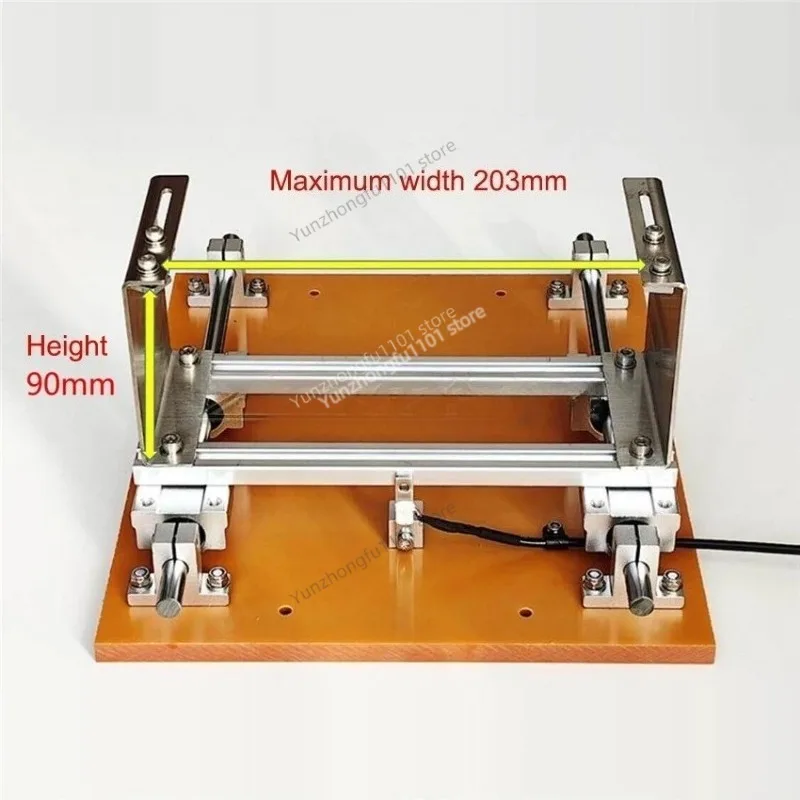 Turbojet Duct Engine Thrust Test Stand 250x300mm Test Bench Frame for RC Turbine Max 40Kg Thrust, Engine Excluded