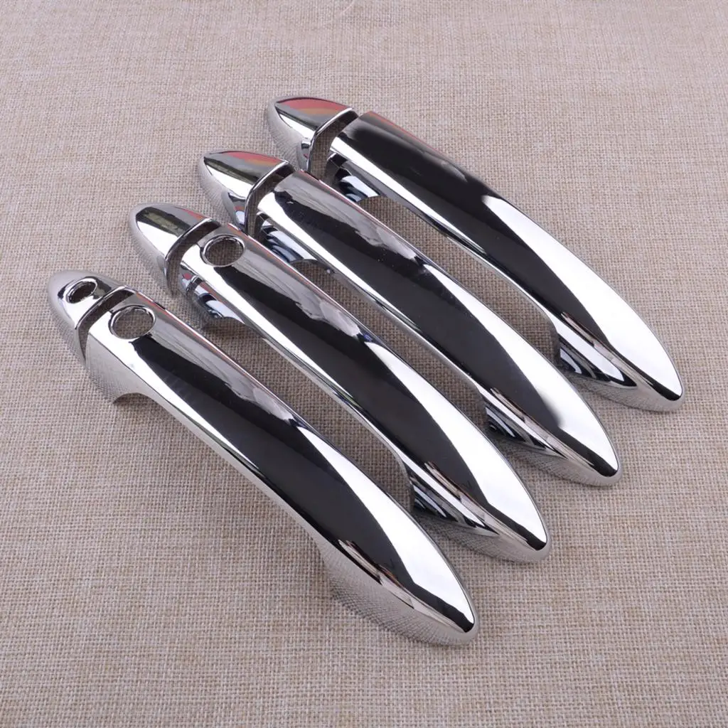 8pcs/Set Chrome ABS Smart Door Handle Cover Trim Fit for Honda Pilot 2016 2017 2018 2019 2020 2021