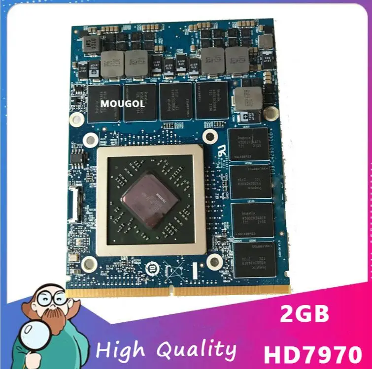 

Original HD7970M HD 7970M HD7970 216-0836036 Video Graphic VGA Card 2GB For Laptop Dell Alienware M17X M18X R1 R2 R3 Test 100%