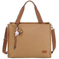 Large Capacity Lightweight Handbag Crossbody Shoulder Bag Commuter Fashion Portable Tote Bag Canvas