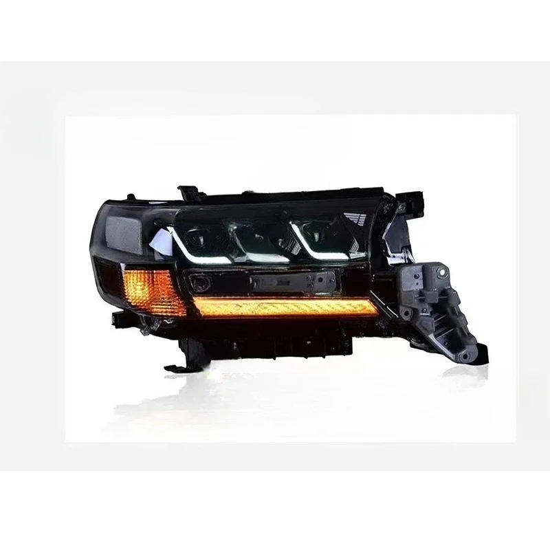 LED lens daytime running light turn signal is suitable for 08-20 Toyota Landcool Luze LC200 headlight assembly modification