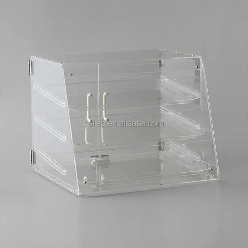 custom.Custom Bread Shop Countertop 2 3 4 Layer Acrylic Bakery Display
