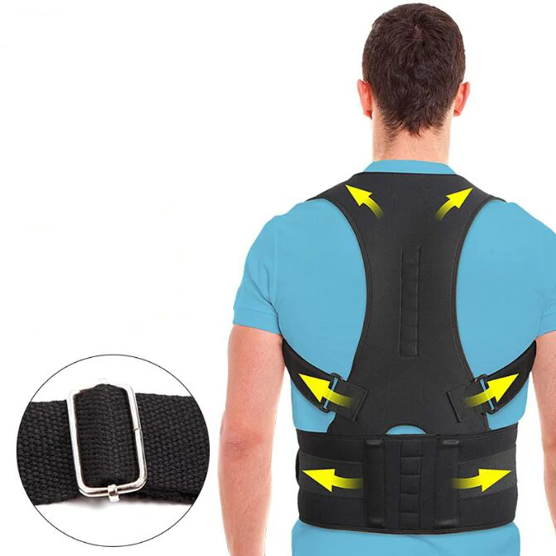 Hot Posture Corrector Back Support Brace Adult Back Support Belt Invisible Sitting Posture Corrector Belt To Correct Bad Posture